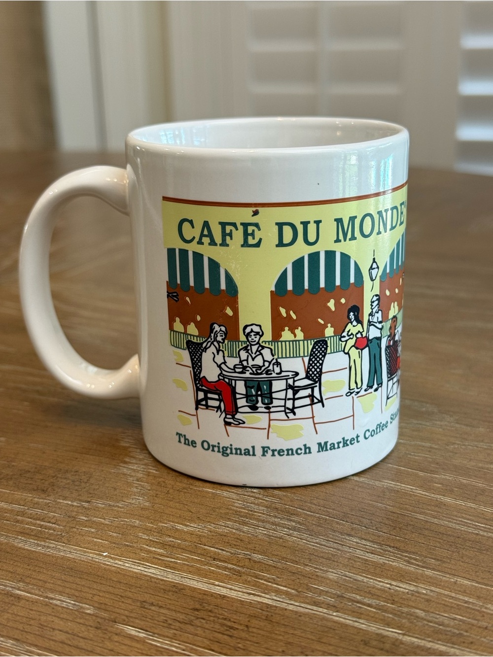 Vintage Cafe du Monde New Orleans coffee cup mug